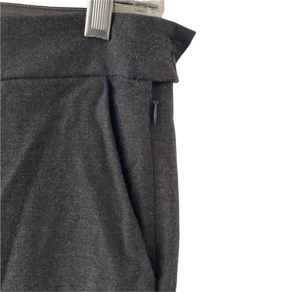 Eileen Fisher Pants Womens 6P Wool Blend Charcoal Black - Picture 8 of 10
